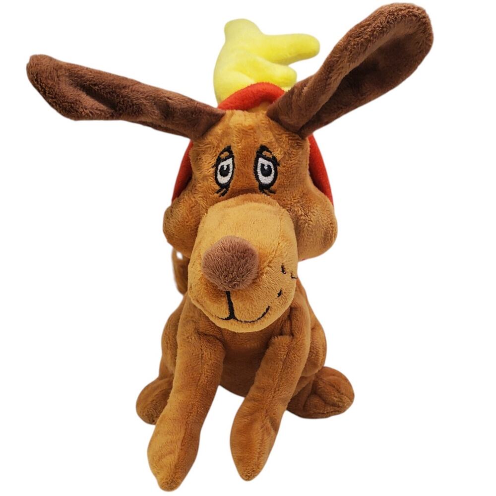 Ruz How the Grinch Stole Christmas Max the Dog Toy 9" Reindeer Plush